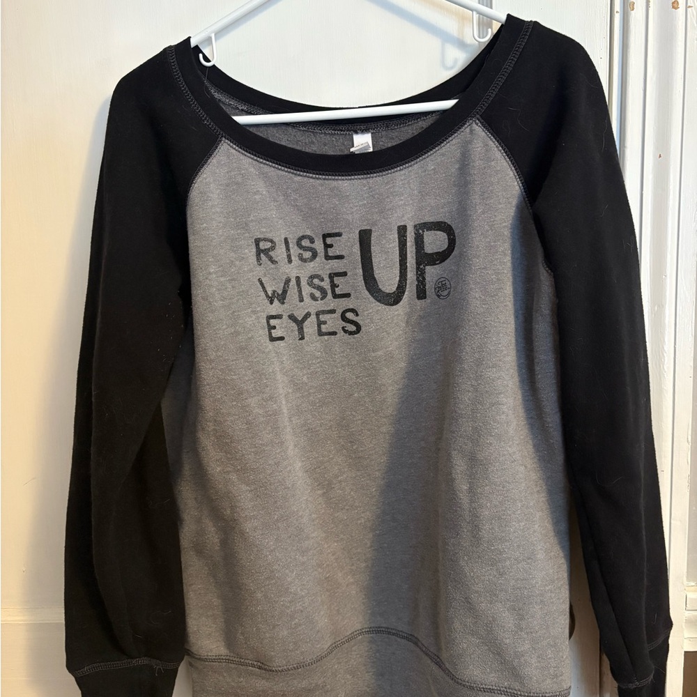 Gray and Black Hamilton Merch Sweatshirt